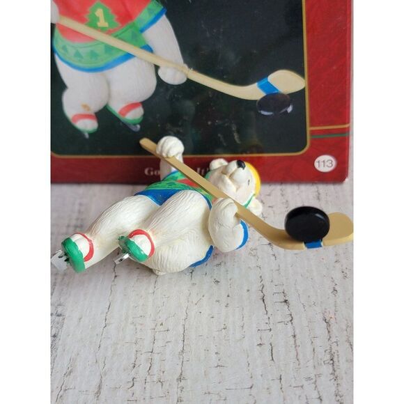 Carlton Cards goal for it! ornament Xmas - Picture 2 of 6